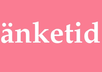 Synonym änketid