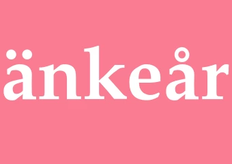 Synonym änkeår