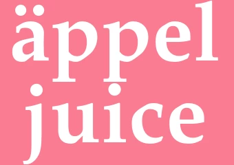 Synonym äppeljuice