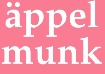 Synonym äppelmunk