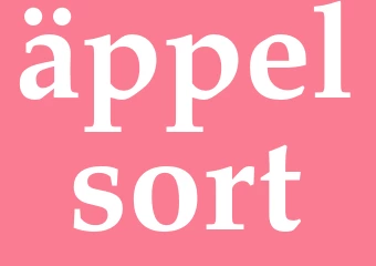 Synonym äppelsort