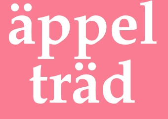 Synonym äppelträd