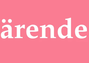 Synonym ärende