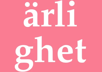 Synonym ärlighet
