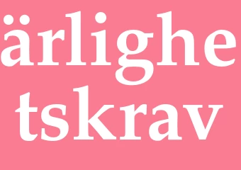 Synonym ärlighetskrav