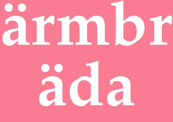 Synonym ärmbräda