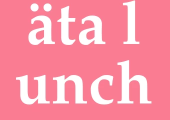 Synonym äta lunch