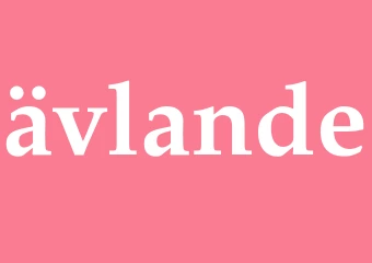Synonym ävlande