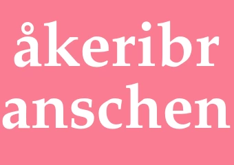 Synonym åkeribranschen