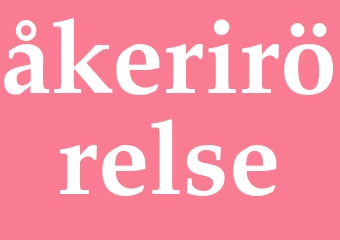 Synonym åkerirörelse