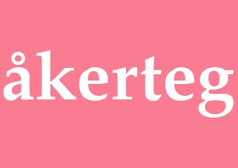 Synonym åkerteg