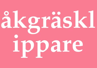 Synonym åkgräsklippare