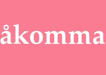 Synonym åkomma