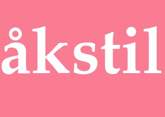 Synonym åkstil