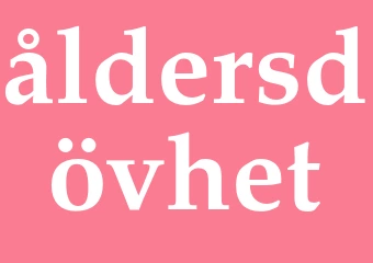 Synonym åldersdövhet