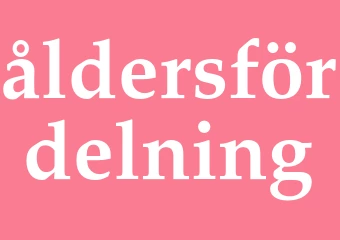 Synonym åldersfördelning