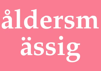 Synonym åldersmässig