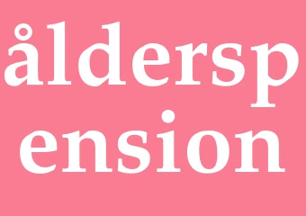 Synonym ålderspension