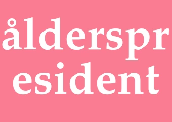 Synonym ålderspresident