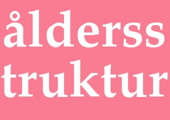 Synonym åldersstruktur