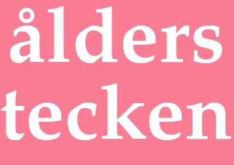 Synonym ålderstecken