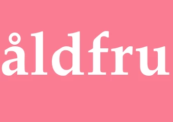 Synonym åldfru