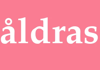 Synonym åldras