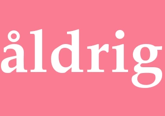 Synonym åldrig