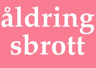 Synonym åldringsbrott