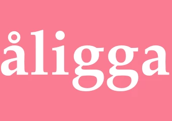 Synonym åligga