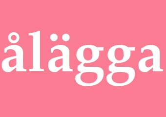 Synonym ålägga