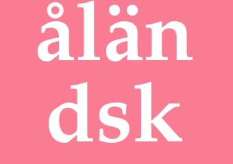 Synonym åländsk