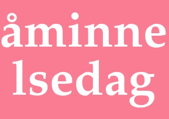 Synonym åminnelsedag