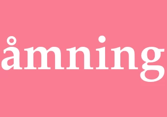 Synonym åmning