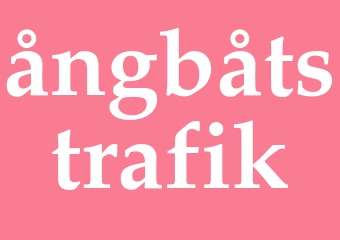 Synonym ångbåtstrafik