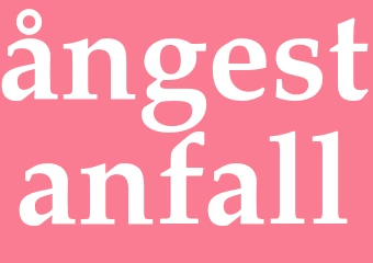 Synonym ångestanfall