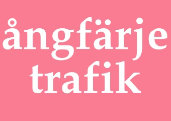 Synonym ångfärjetrafik
