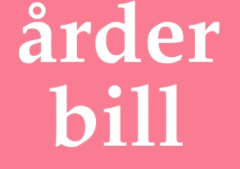 Synonym årderbill