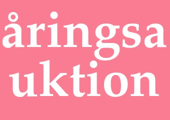Synonym åringsauktion