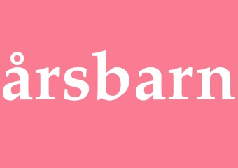 Synonym årsbarn