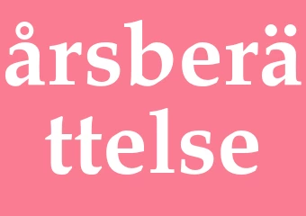 Synonym årsberättelse
