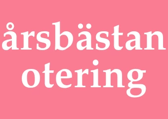 Synonym årsbästanotering