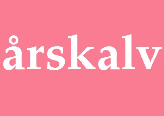 Synonym årskalv