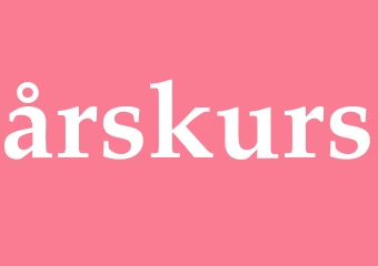Synonym årskurs