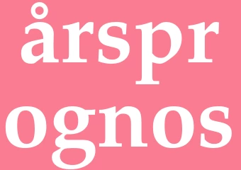 Synonym årsprognos