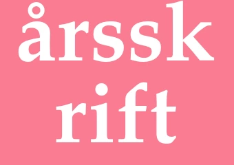Synonym årsskrift