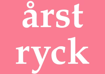 Synonym årstryck