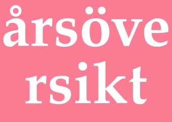 Synonym årsöversikt
