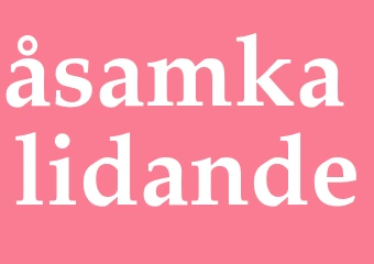 Synonym åsamka lidande