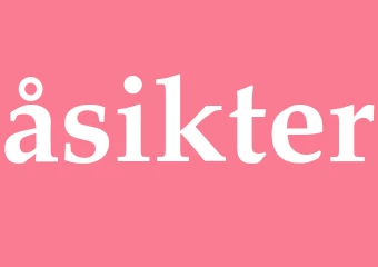 Synonym åsikter